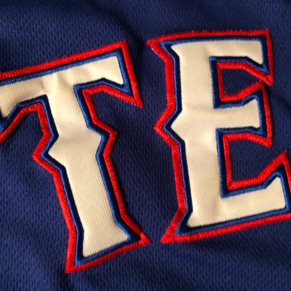 Vintage  MLB Texas Rangers Authentic Majestic Jersey sz 44 - Picture 7 of 13